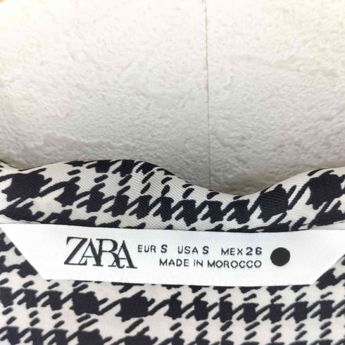 ザラ ZARA ボウタイ ベルテッド ワンピース レディース import:S