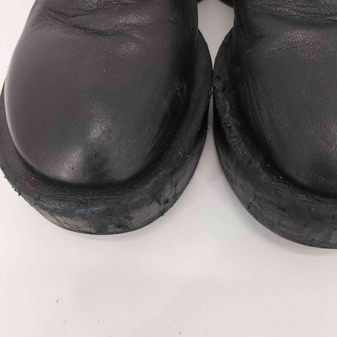 エムエムシックスメゾンマルジェラ MM6 Maison Margiela SAFFIANO LEATHER ANKLE BOOTS WITH PLATEAU レディース 37