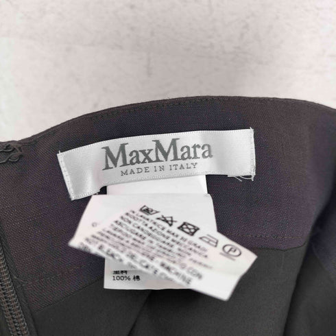 マックスマーラ MAX MARA MADE IN ITALY ステッチデザイン スカート レディース 40