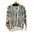コットントレーダース Cotton Traders 90sマルチカラー 3Dニット メンズ import:XL
