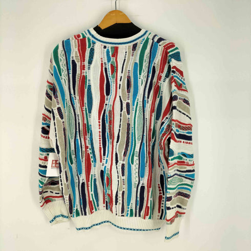 コットントレーダース Cotton Traders 90sマルチカラー 3Dニット メンズ import:XL