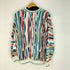 コットントレーダース Cotton Traders 90sマルチカラー 3Dニット メンズ import:XL