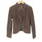 chevre nappa leather ラムナッパ ステッチデザイン1Bカッタウェイレザージャケット レディース