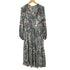 ザラ ZARA ペイズリー柄 ロングワンピース レディース import:XS