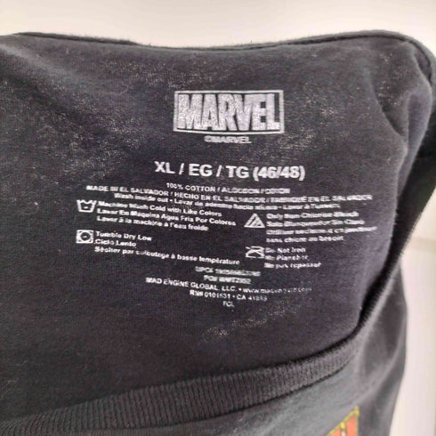 マーベル MARVEL 00S ムービーキャラクタープリント クルーネック Tシャツ メンズ import:XL