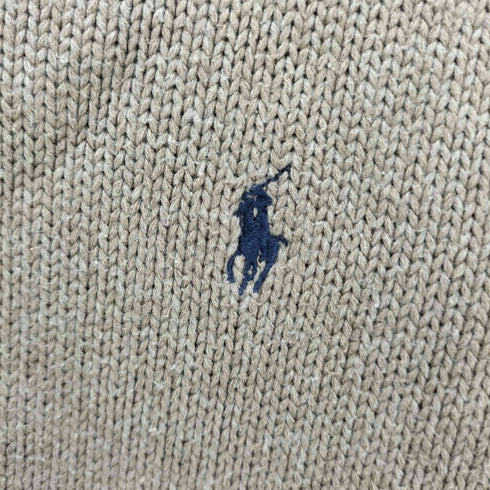 ポロバイラルフローレン Polo by RALPH LAUREN ポニー刺繍 コットン ニットベスト メンズ import:XL