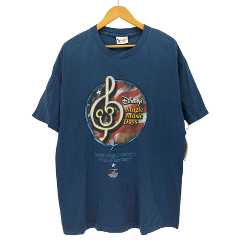 00S Magic Music Days 星条旗 キャラクター プリント S/S Tシャツ メンズ