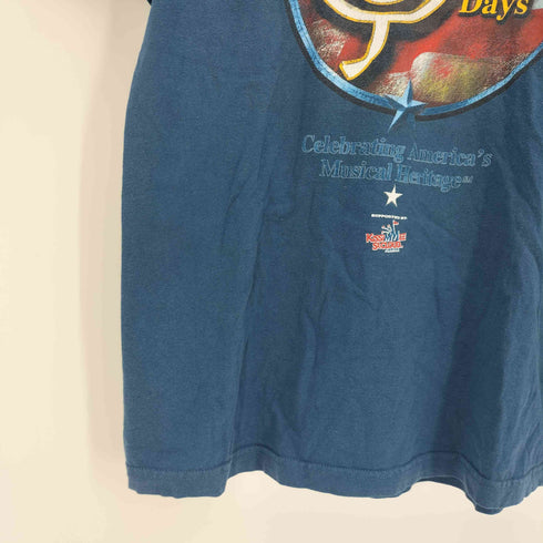00S Magic Music Days 星条旗 キャラクター プリント S/S Tシャツ メンズ