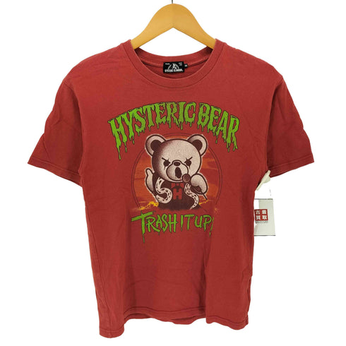 ヒステリックグラマー HYSTERIC GLAMOUR TRASH IT UP ベアー プリント Tシャツ Y2K メンズ JPN:XS