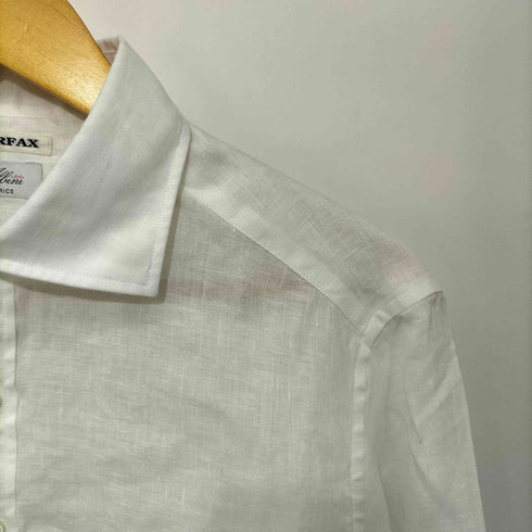 フェアファクス FAIRFAX リネン100 プルオーバー シャツ メンズ import:M