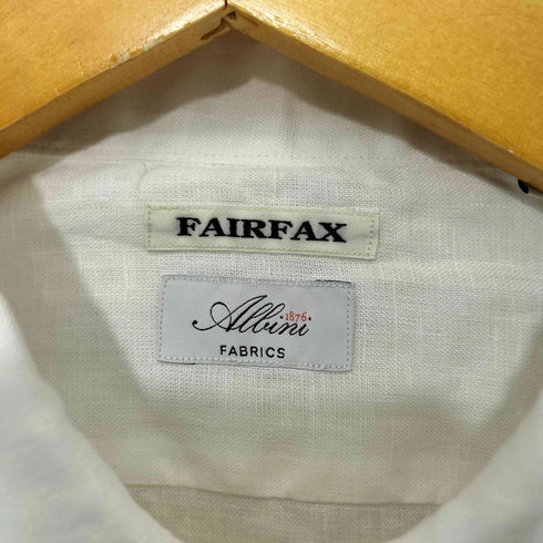 フェアファクス FAIRFAX リネン100 プルオーバー シャツ メンズ import:M