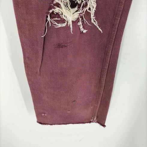 アーペーセー A.P.C. ボタンフライ ダメージ加工 デニムパンツ メンズ UK:32-33
