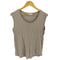 ベアフットドリームス BAREFOOT DREAMS クルーネックノースリーブTシャツ レディース JPN:XS