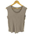 ベアフットドリームス BAREFOOT DREAMS クルーネックノースリーブTシャツ レディース JPN:XS
