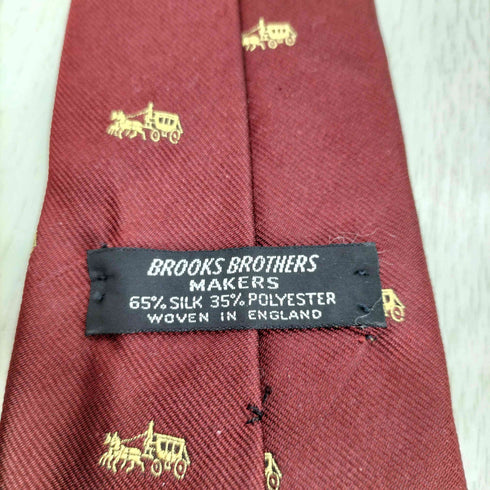 ブルックスブラザーズ BROOKS BROTHERS シルク混 馬車柄 ネクタイ メンズ