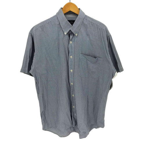 CLUB WINE ギンガムチェック ボタンダウン S/S シャツ メンズ import:L