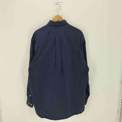 トミーヒルフィガー TOMMY HILFIGER 90s ロゴ刺繍 ボタンダウン L/S シャツ メンズ import:M