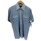 KORET CITY BLUES 80-90S 襟芯 フラップポケット ポリコットン チェック S/S シャツ メンズ import:M