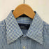 KORET CITY BLUES 80-90S 襟芯 フラップポケット ポリコットン チェック S/S シャツ メンズ import:M