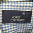 KORET CITY BLUES 80-90S 襟芯 フラップポケット ポリコットン チェック S/S シャツ メンズ import:M