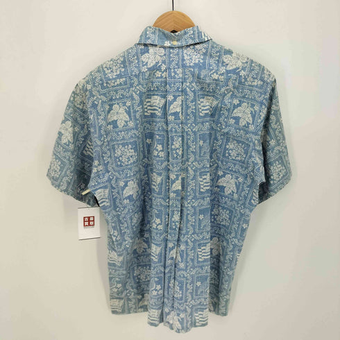 レインスプーナー Reyn Spooner 90S 水着タグ リバースプリント アニマル ボタニカル フローラル アロハ シャツ メンズ import:L