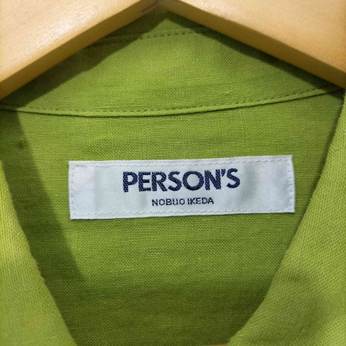 PERSON'S NOBUO IKEDA コットンリネン ティアード シャツ ワンピース レディース JPN:M