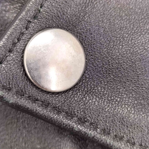トリプルシックスレザーウェア 666 Leather Wear 日本製 SHEEP SKIN シープ スキン ダブル ライダース ジャケット メンズ 40