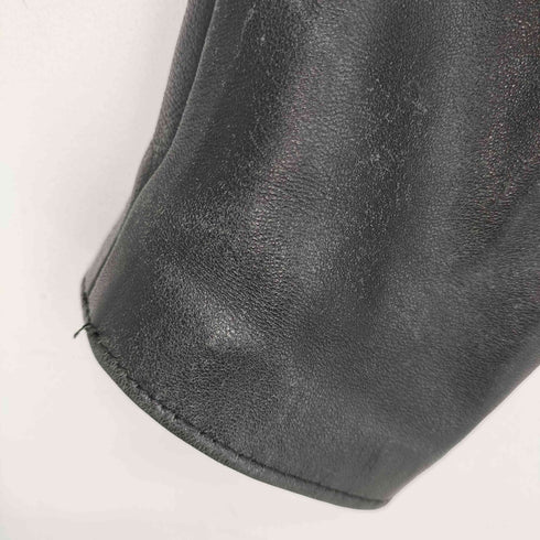 トリプルシックスレザーウェア 666 Leather Wear 日本製 SHEEP SKIN シープ スキン ダブル ライダース ジャケット メンズ 40