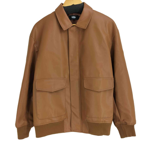 アズールバイマウジー AZUL by moussy FAUX LEATHER A-2 FLIGHT JACKET メンズ JPN:M