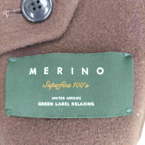 ユナイテッドアローズグリーンレーベルリラクシング UNITED ARROWS green label relaxing モッサ Pコート メンズ JPN:S
