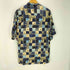 ピエールカルダン pierre cardin 00S レーヨン 100% ペイント 総柄 S/S シャツ メンズ import:L