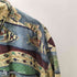 BURMABIBAS 00S 絹 シルク 100% フィッシュ スター 総柄 S/S シャツ メンズ import:L
