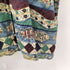 BURMABIBAS 00S 絹 シルク 100% フィッシュ スター 総柄 S/S シャツ メンズ import:L