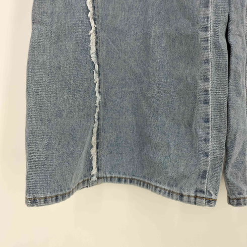 ダブルクローゼット w closet 25ss フリンジバギーデニムパンツ レディース JPN:S