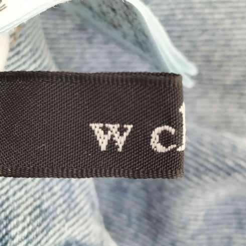 ダブルクローゼット w closet 25ss フリンジバギーデニムパンツ レディース JPN:S