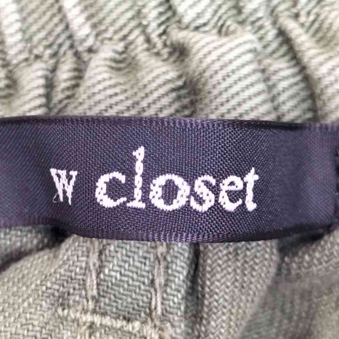 ダブルクローゼット w closet 25aw 星ポケットカーブデニム レディース JPN:S