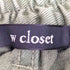 ダブルクローゼット w closet 25aw 星ポケットカーブデニム レディース JPN:S