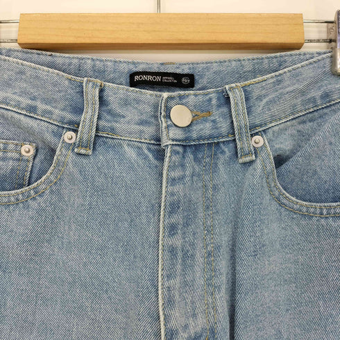 RONRON 25ss SIDE LACE TRACK DENIM PANTS レディース SMALL