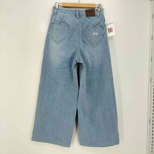 RONRON 25ss BACK HEART STITCH POCKET DENIM PANTS レディース S