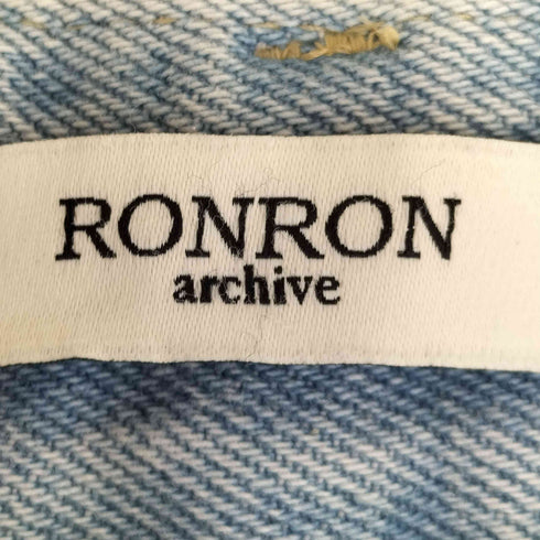 RONRON 25ss BACK HEART STITCH POCKET DENIM PANTS レディース S