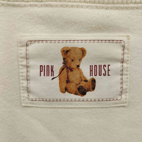 ピンクハウス PINK HOUSE パッチワーク ワッペン クルーネック スウェット レディース JPN:L