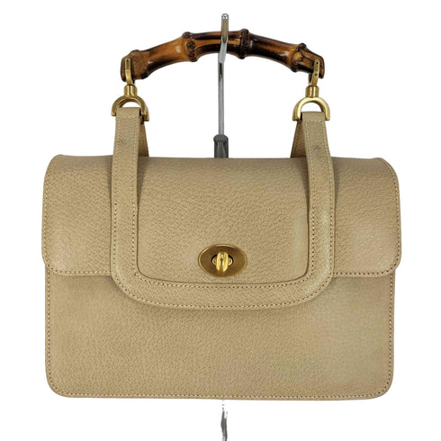 グッチ GUCCI オールドグッチ ヴィンテージ バンブー ターンロック 金具 レザー 2way バッグ レディース
