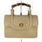 グッチ GUCCI オールドグッチ ヴィンテージ バンブー ターンロック 金具 レザー 2way バッグ レディース