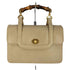 グッチ GUCCI オールドグッチ ヴィンテージ バンブー ターンロック 金具 レザー 2way バッグ レディース