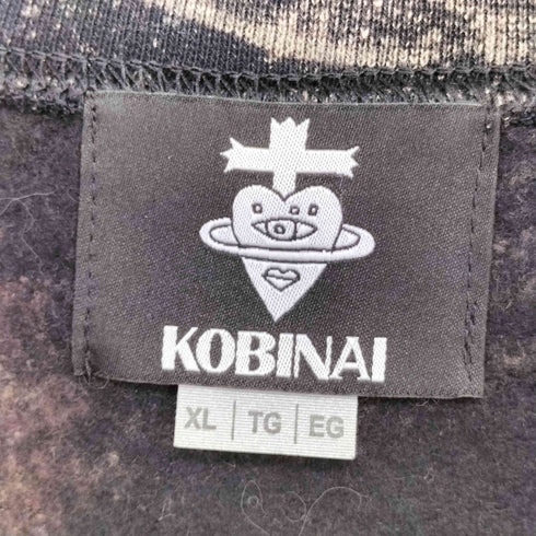 コビナイ KOBINAI キャラクター イラスト プリント 長袖 スウェット メンズ import:XL
