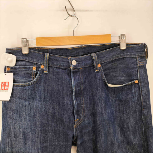 リーバイス Levis 501-0115 ボタンフライ ストレート ジーンズ ワンウォッシュ ボタンフライ デニム パンツ メンズ L34L32