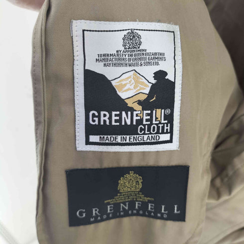グレンフェル GRENFELL イングランド製 ステンカラーコート レディース 36