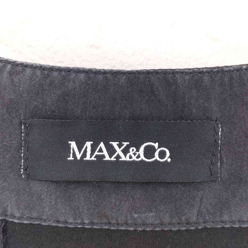 マックスアンドコー MAX&CO. 切替デザイン シルクブラウス レディース 38