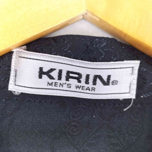 KIRIN 総柄 バンドカラーシャツ メンズ JPN:M