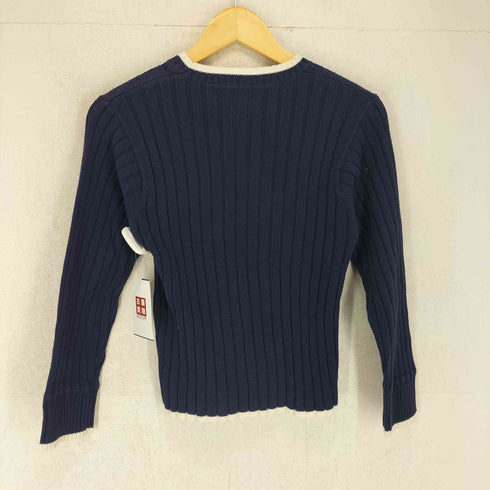 トミーヒルフィガー TOMMY HILFIGER フロントロゴ コットンニット レディース S